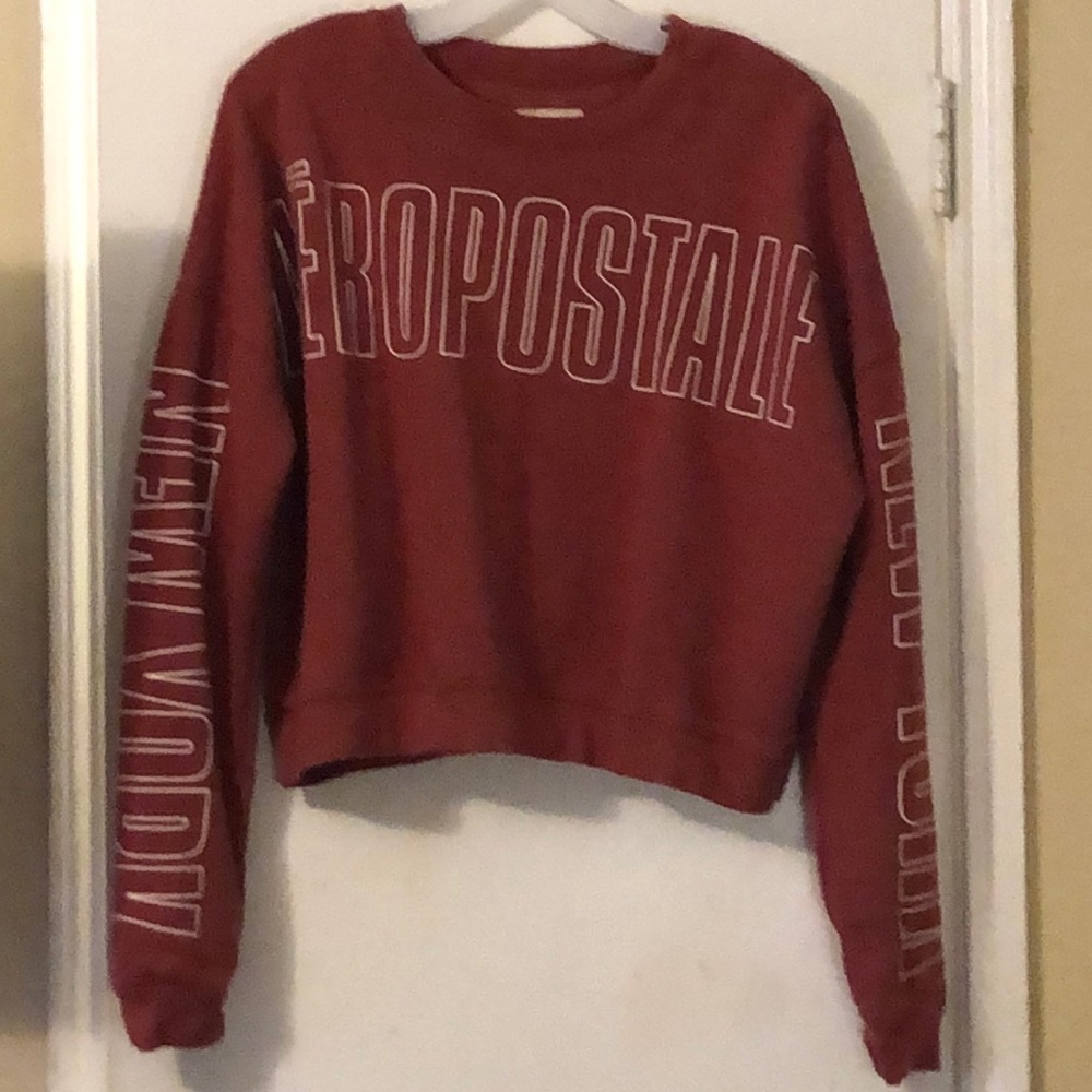 Cropped Aeropostale size L sweatshirt!!